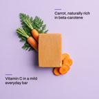 Carrot & Vitamin C Brightening Soap Bar