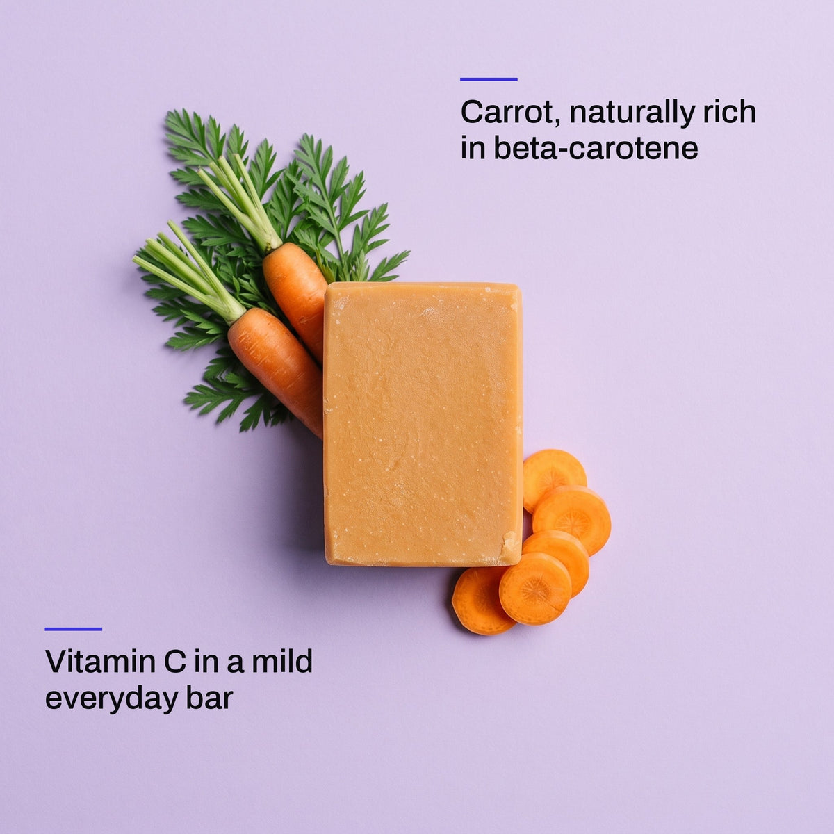 Carrot & Vitamin C Brightening Soap Bar