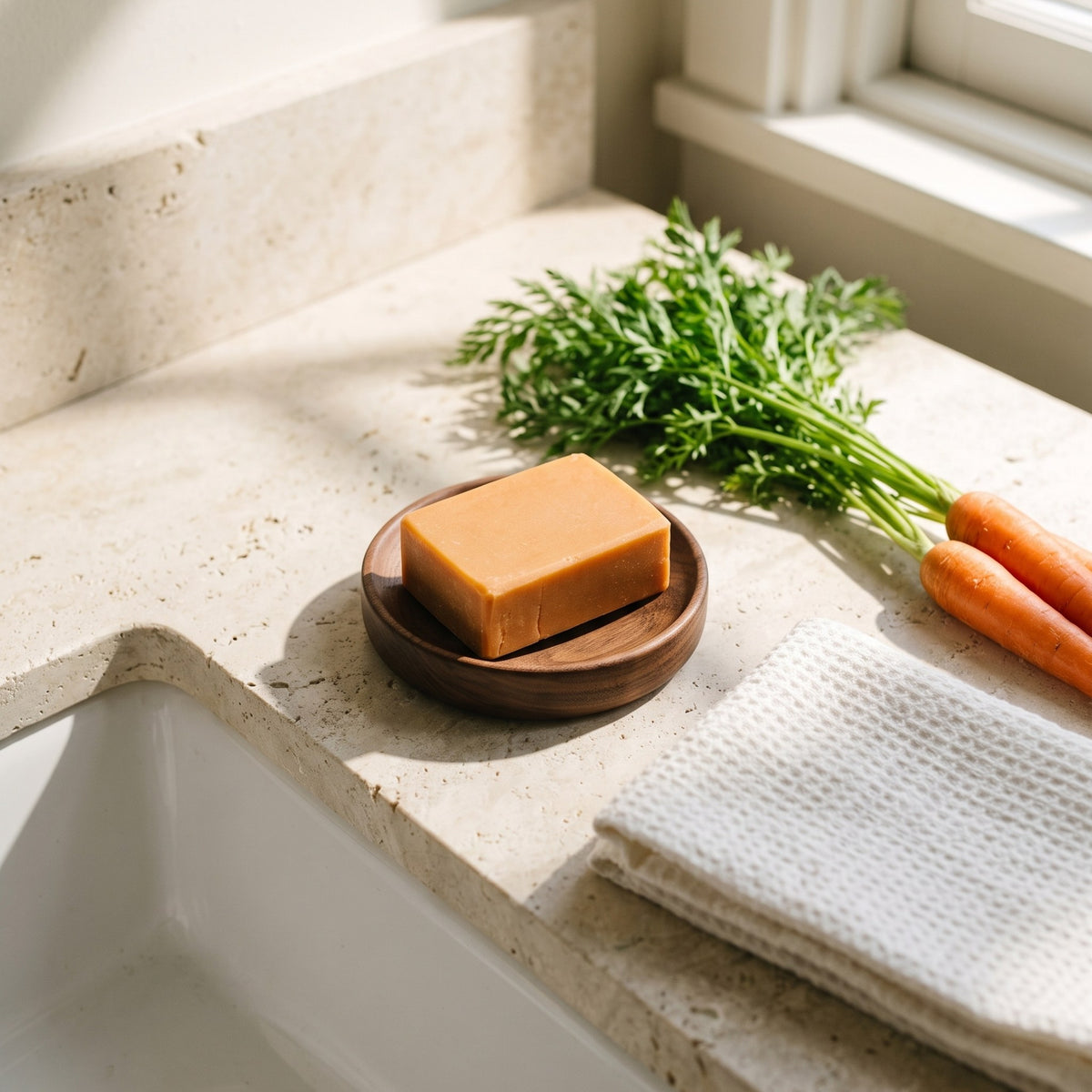 Carrot & Vitamin C Brightening Soap Bar