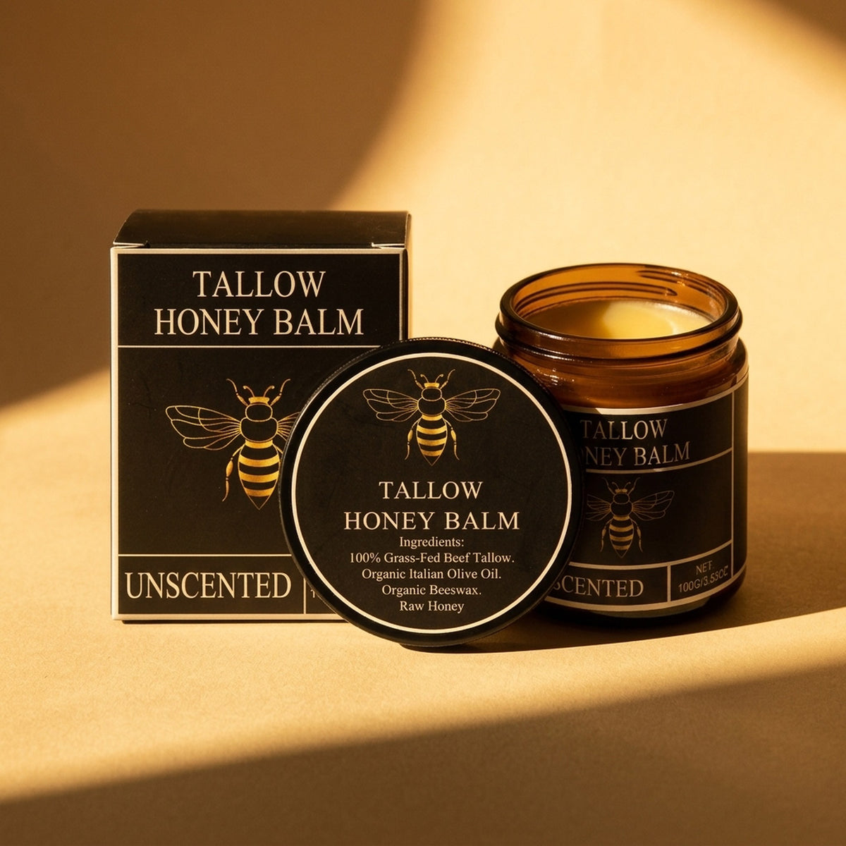 Grass Fed Tallow & Honey Balm