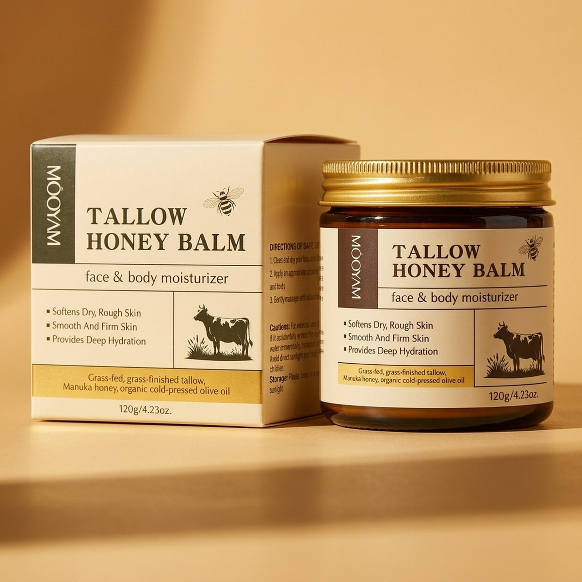 Beef Tallow & Manuka Honey Body Paste