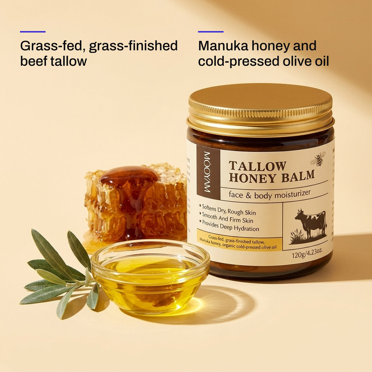 Beef Tallow & Manuka Honey Body Paste